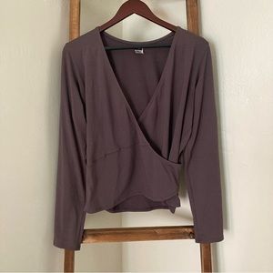 Stonewear Designs Long Sleeve Wrap Top